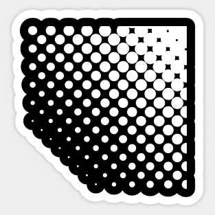 raster geometric square Sticker